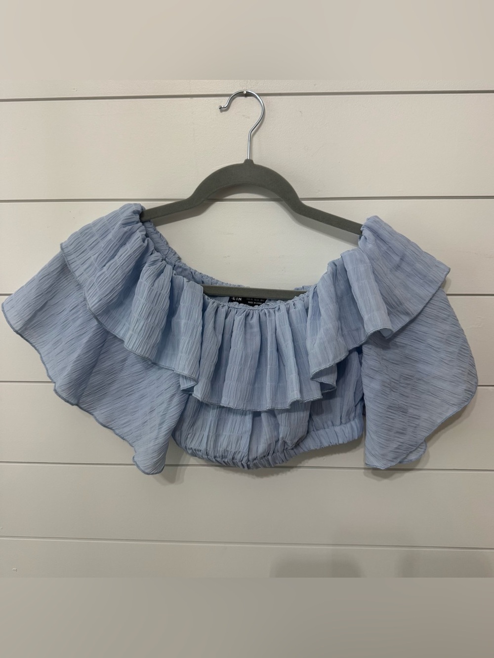 Shein off the shoulder crop top